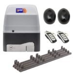 Kit motor puerta corredera 400kg GEKO cremallera nylon