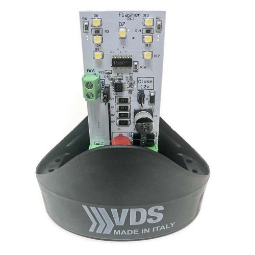 Lámpara destellante señalizacion led 12-24-230v VDS Wave 01