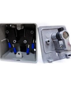 Selector de llave de 2 contactos aluminio START-STOP ECO 1