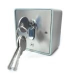 Selector de llave de 2 contactos aluminio START-STOP ECO