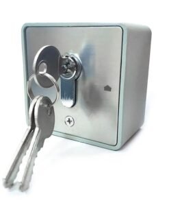 Selector de llave de 2 contactos aluminio START-STOP ECO