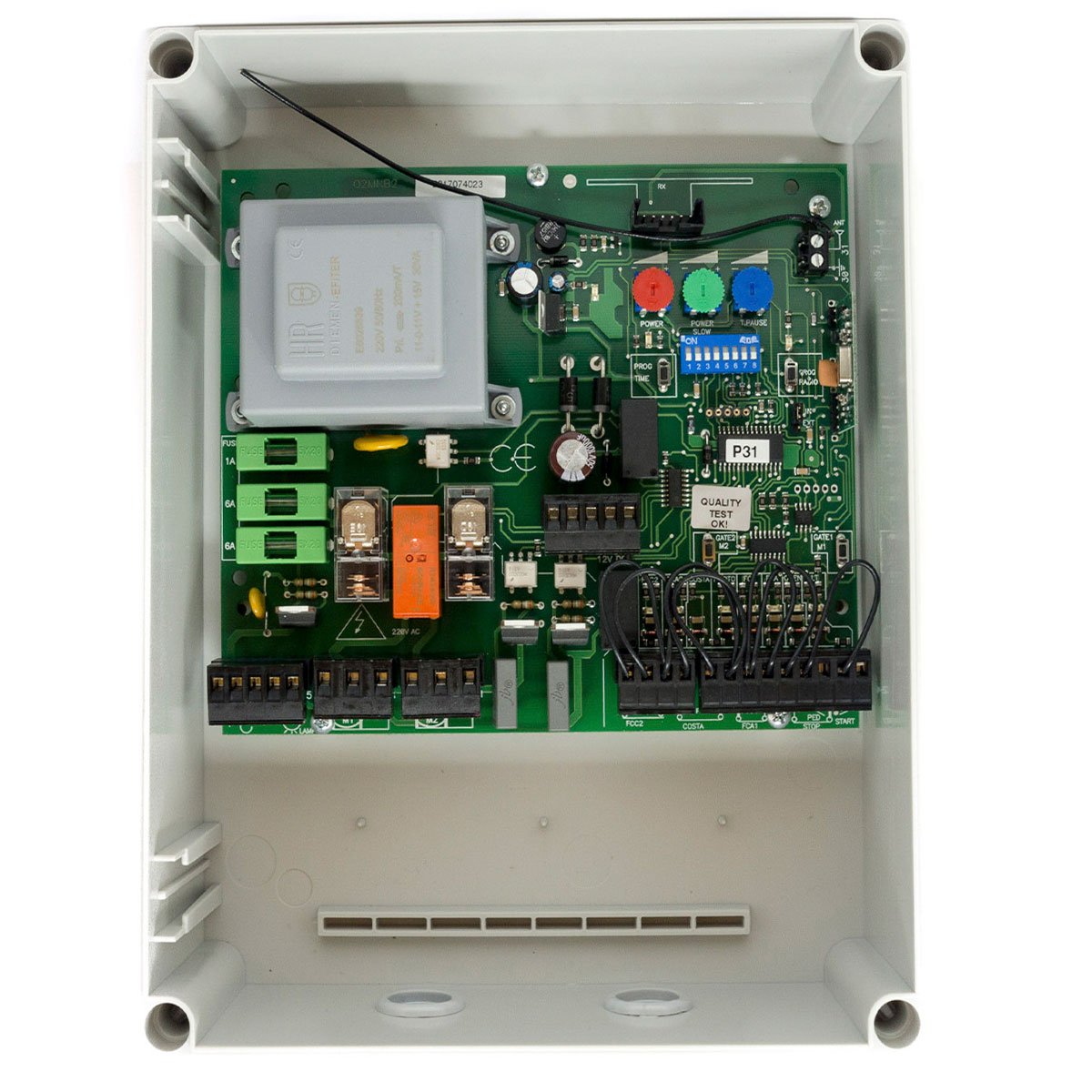 Placa VDS EURO M2 230V de Motores de Puertas Batientes de 1 o 2 hojas con motores 230v