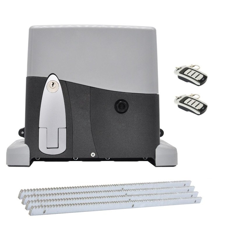 Kit motor puerta corredera 1000kg AG Future cremallera acero