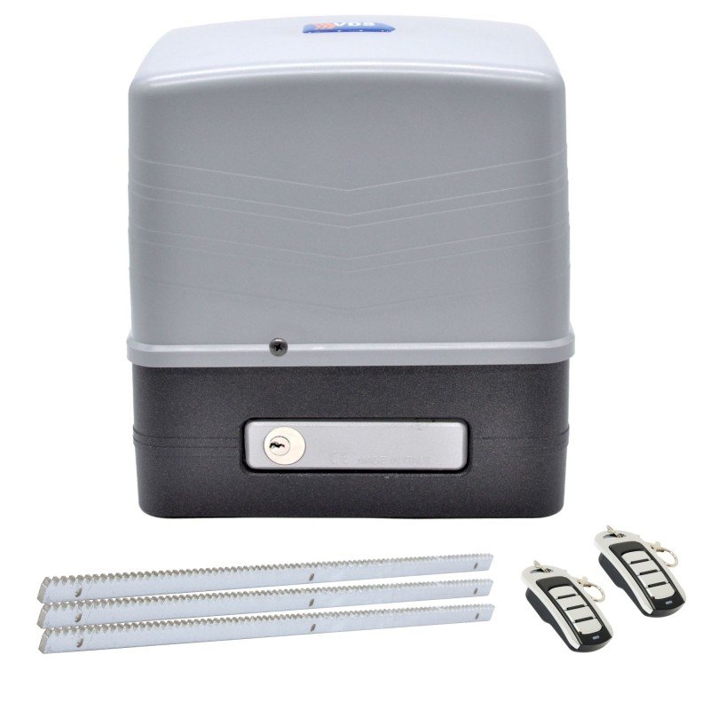 Kit motor puerta corredera Simply 600kg 230v cremallera acero