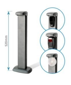Columna de aluminio de 52cm para fotocélulas SUP-MF 2 columnas