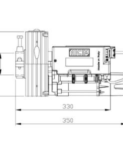 Alternative view of Motor puerta enrollable ACM Titan 170k con electrofreno