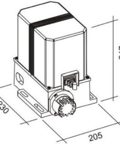 EMFA CU-1500 motor corredera 1500kg 3