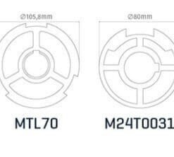 Motor tubular para persiana y toldo TUB140 6