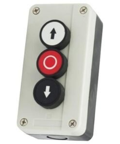 Botonera de 3 pulsadores para puertas y automatismos