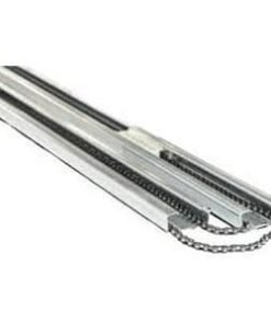 Caña de acero 2 piezas con cadena motor Motorline Rosso CFCP