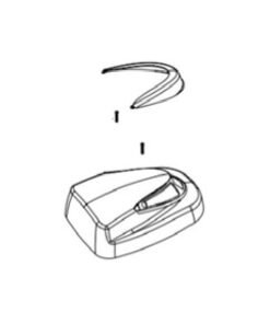 Carcasa con visor motor puerta seccional VDS Utile. STP023