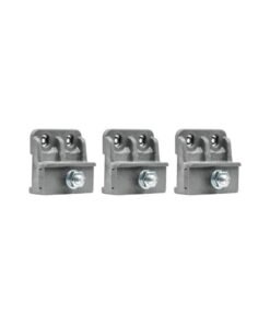 Juego 3 distanciadores atornillar para cremallera de acero 30 x 12