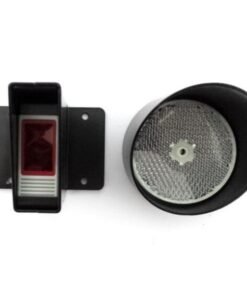 Kit fotocélula de reflexion con espejo y protecciones metal 7