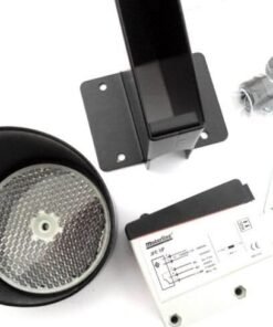 Kit fotocélula de reflexion con espejo y protecciones metal