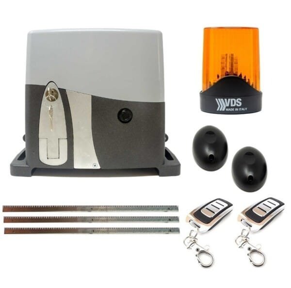 Kit motor puerta corredera AG Future 1000kg con cremallera de acero