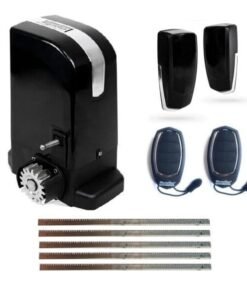 Motorline Bravo 500 con 3 mts cremallera acero 2