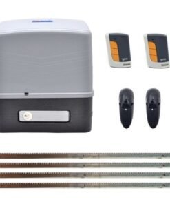 Kit motor puerta corredera Simply 600kg + 4 metros de cremallera acero.