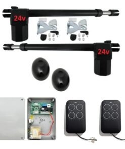 kit motores puerta batiente doble hoja instalmatic bat 400 24v
