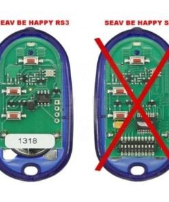 Alternative view of Mando de garaje SEAV BeHappy RSN 433Mhz 3 canales