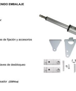 Alternative view of Motor puerta batiente abatible VDS serie PM 230v.