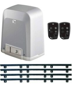 Kit motor puerta corredera Pujol Syros 230v 600kg con cremallera nylon