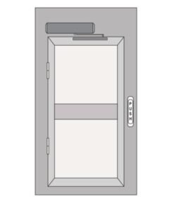 Motor para puerta peatonal automática SW100 3