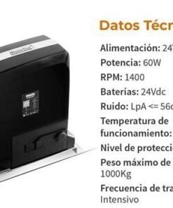 Motor puerta corredera 1000 KG Kit Motorline 2