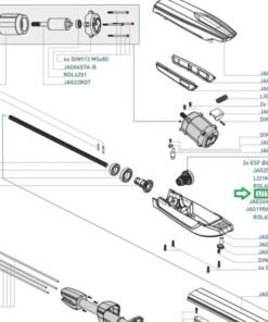 Alternative view of Repuesto engranaje rueda dentada motor Motorline JAG