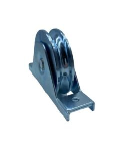Rueda puerta corredera encastrar D100 U20 doble rodamiento