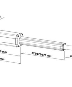 Alternative view of VDS PM 600 Motor electromecánico cancela batiente