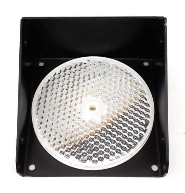 Visera protector espejo reflector circular fotocélula 3